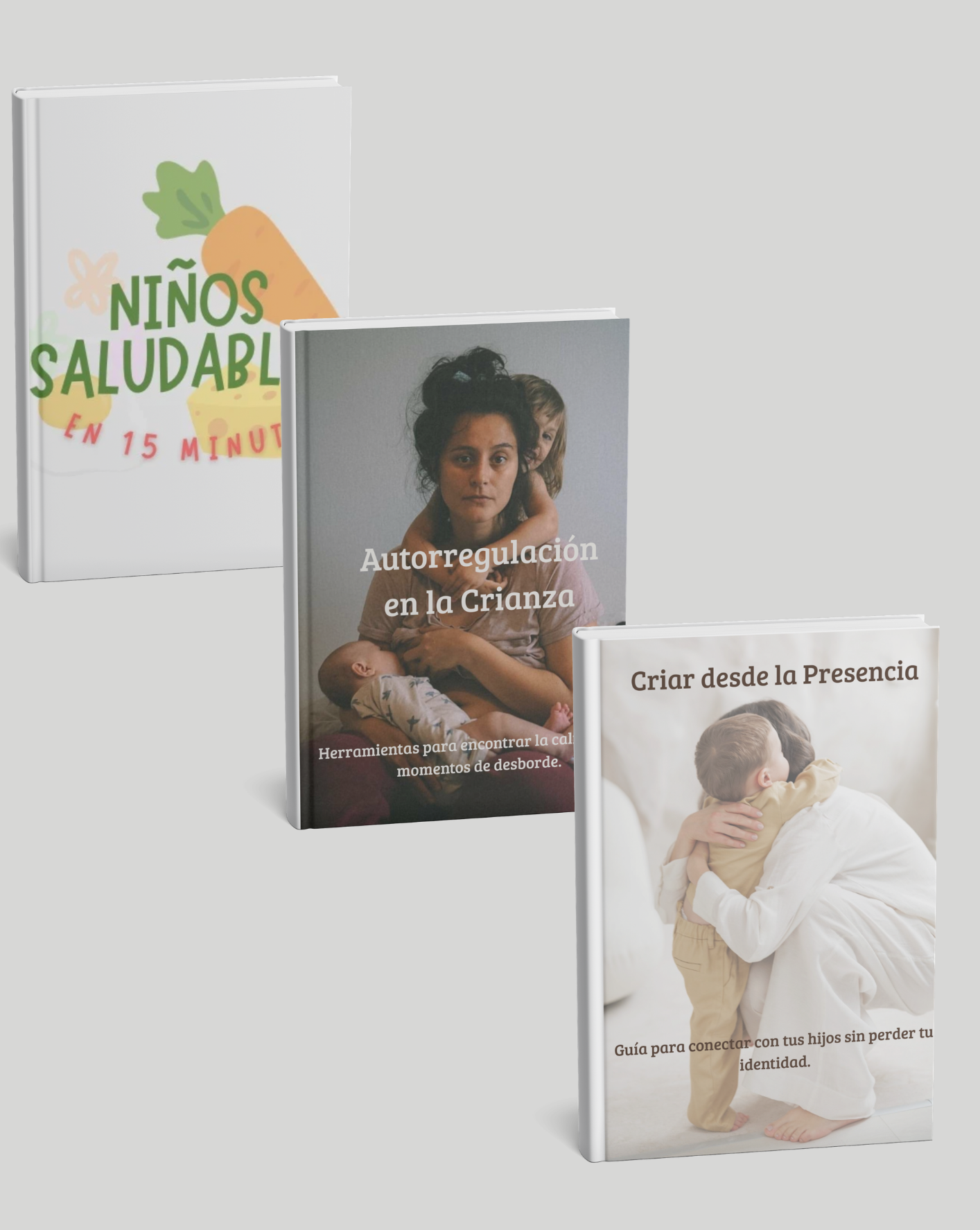 Pack x3. Bienestar en la crianza : calma, alimento regulación emocional.